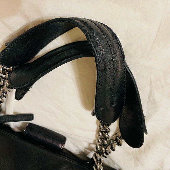 Black Leather Chanel Tote Bag - Picture 11 of 12